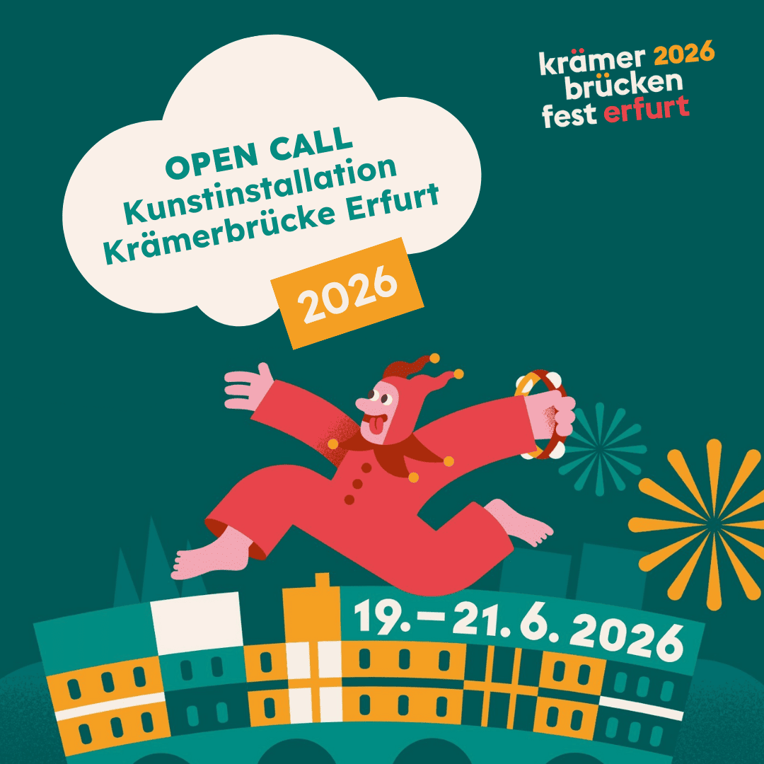 Aufruf für Kunstinstallation auf der Krämerbrücke Erfurt 2026